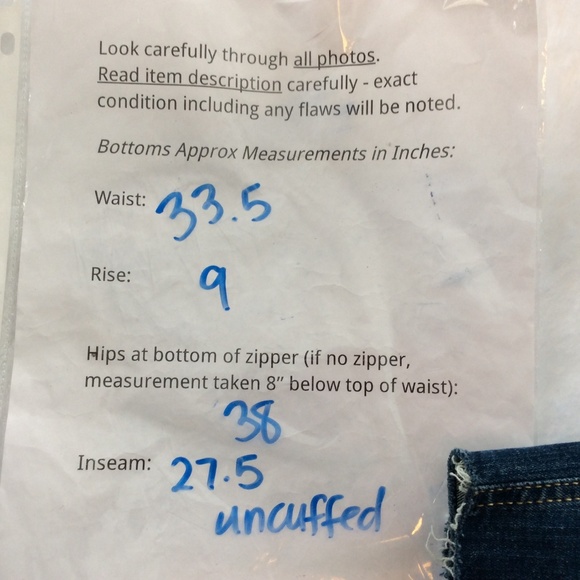 Silver Jeans 30 x 26 Sam Boyfriend Slim Cuff Leg - Picture 2 of 8